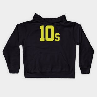 10s Tennis Player Logo by CoVA Tennis Kids Hoodie